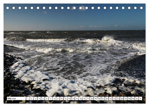 Produktbild: Insel Baltrum, Perle im Ostfriesischen Wattenmeer (Tischkalender 2026 DIN A5 quer), CALVENDO Monatskalender