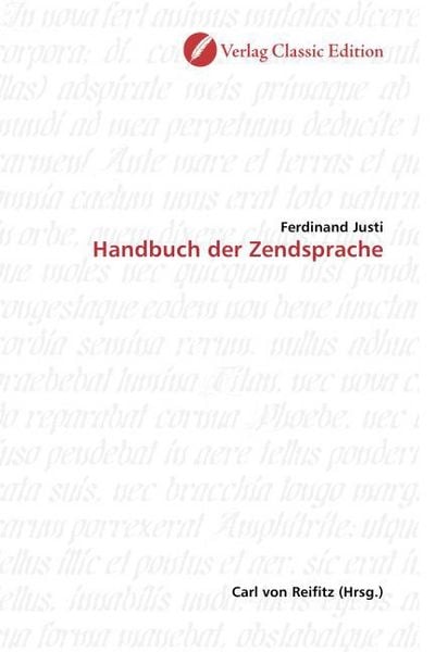 Produktbild: Justi, F: Handbuch der Zendsprache