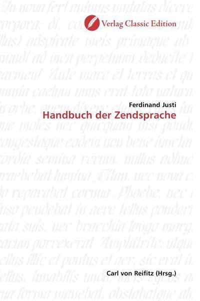 Produktbild: Justi, F: Handbuch der Zendsprache