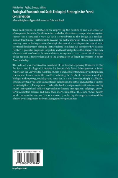 Produktbild: Ecological Economic and Socio Ecological Strategies for Forest Conservation