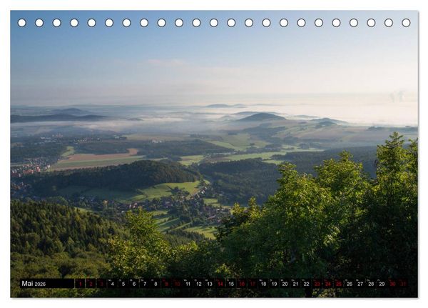Produktbild: Das Zittauer Gebirge - (Tischkalender 2026 DIN A5 quer), CALVENDO Monatskalender