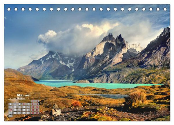 Produktbild: Patagonien NationalParks (Tischkalender 2027 DIN A5 quer), CALVENDO Monatskalender