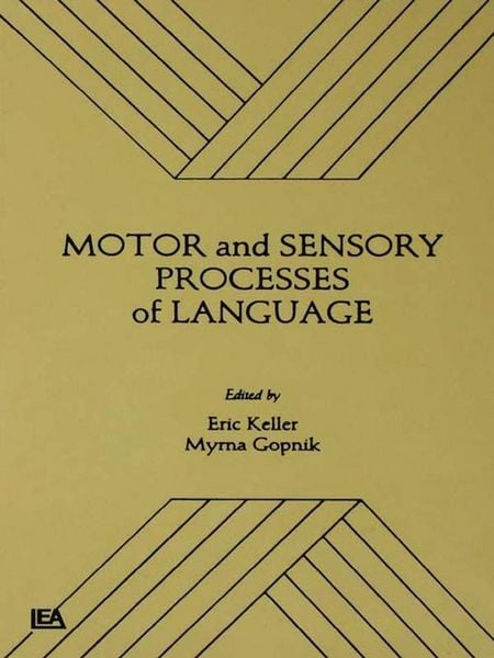 Produktbild: Motor and Sensory Processes of Language