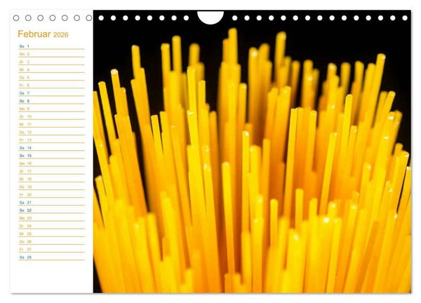 Produktbild: Pasta (Wandkalender 2026 DIN A4 quer), CALVENDO Monatskalender
