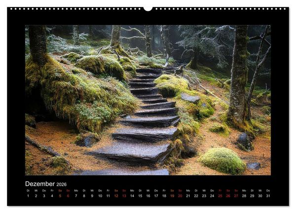 Produktbild: Geheimnisvolle Wege (hochwertiger Premium Wandkalender 2026 DIN A2 quer), Kunstdruck in Hochglanz