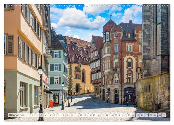 Produktbild: T&uuml;bingen Stadtansichten (hochwertiger Premium Wandkalender 2026 DIN A2 quer), Kunstdruck in Hochglanz