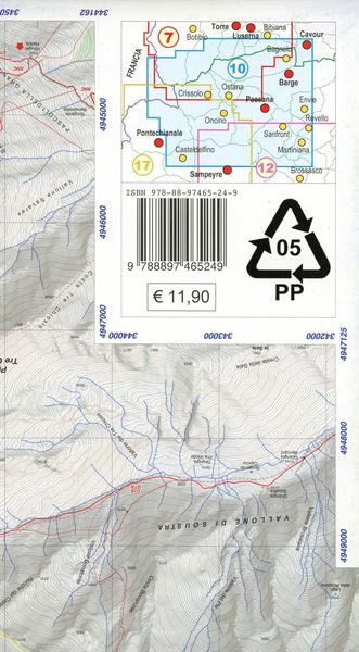Produktbild: Valle Po - Monviso 1 : 25 000