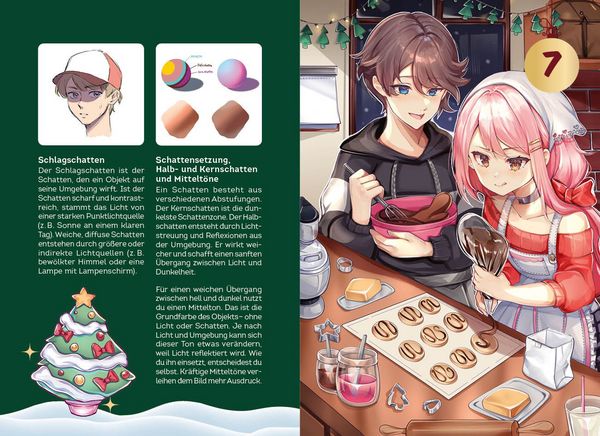 Produktbild: Adventskalender-Kartenset: Manga Christmas Countdown
