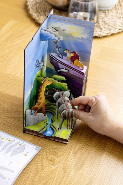 Produktbild: Book Nook DIY B&uuml;cherecke Disney K&ouml;nig der L&ouml;wen