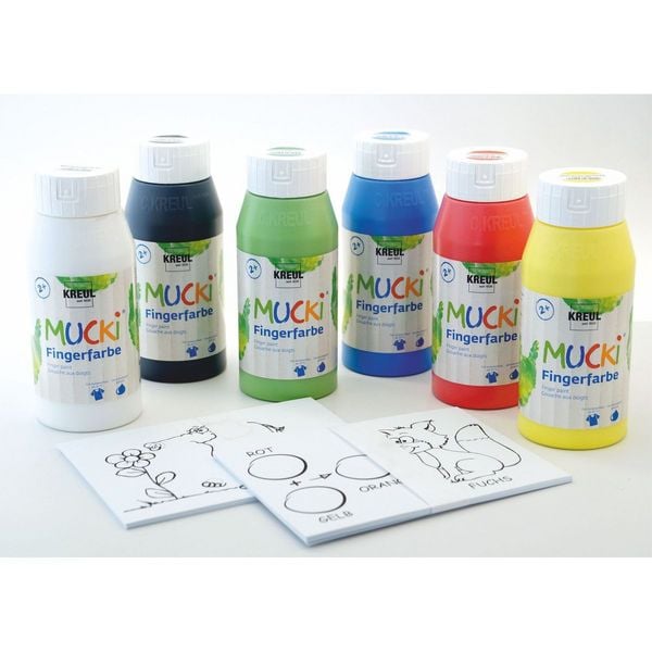Produktbild: KREUL Fingerfarben MUCKi Zeig mir die Welt der Farben Flasche