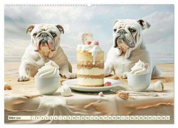 Produktbild: Die Desserttafel ist gedeckt - Humorbilder (Wandkalender 2026 DIN A2 quer), CALVENDO Monatskalender