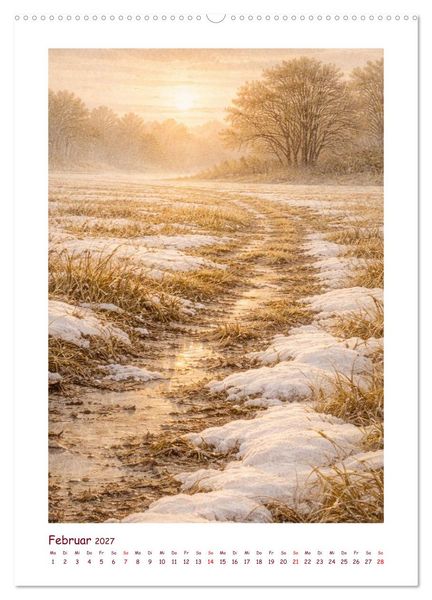 Produktbild: Das Jahr auf dem Land (hochwertiger Premium Wandkalender 2027 DIN A2 hoch), Kunstdruck in Hochglanz