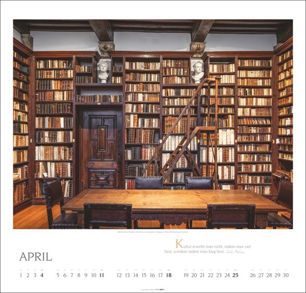 Produktbild: Welt der Bibliotheken Kalender 2027