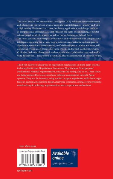 Produktbild: Rational, Robust, and Secure Negotiations in Multi-Agent Systems