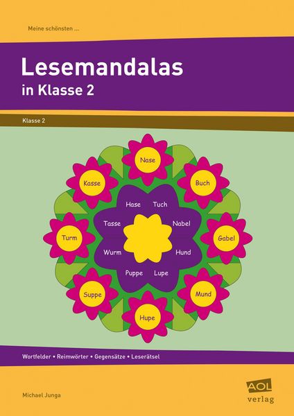 Produktbild: Meine sch&ouml;nsten Lesemandalas Klasse 2