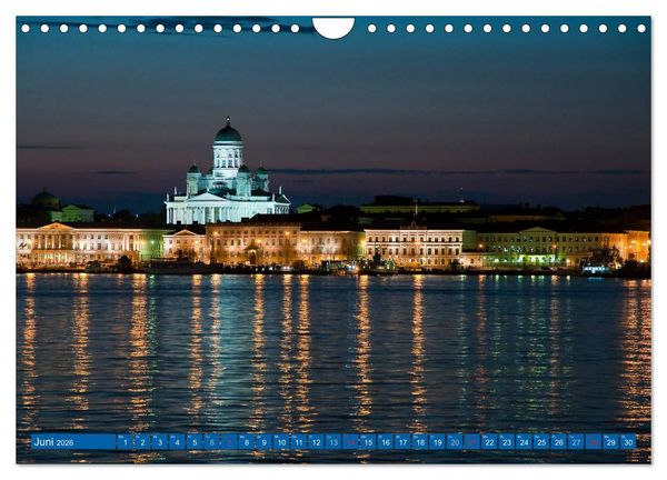 Produktbild: Helsinki - Die lebenswerteste Stadt der Welt (Wandkalender 2026 DIN A4 quer), CALVENDO Monatskalender