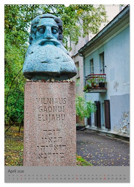 Produktbild: Judentum im Baltikum (Wandkalender 2026 DIN A2 hoch), CALVENDO Monatskalender