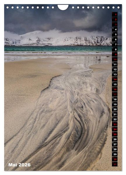 Produktbild: Lofoten. Poetische Landschaften (Wandkalender 2026 DIN A4 hoch), CALVENDO Monatskalender