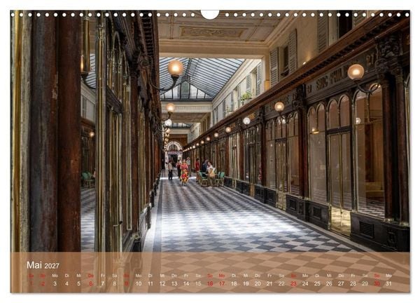 Produktbild: Verborgene Passagen von Paris (Wandkalender 2027 DIN A3 quer), CALVENDO Monatskalender