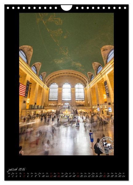 Produktbild: New York &ndash; Portraits incontournables (Calendrier mural 2026 DIN A4 horizontal), CALVENDO calendrier mensuel