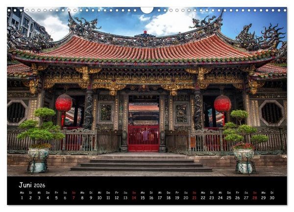 Produktbild: Taipeh, Metropole zwischen Tradition und Moderne. (Wandkalender 2026 DIN A3 quer), CALVENDO Monatskalender