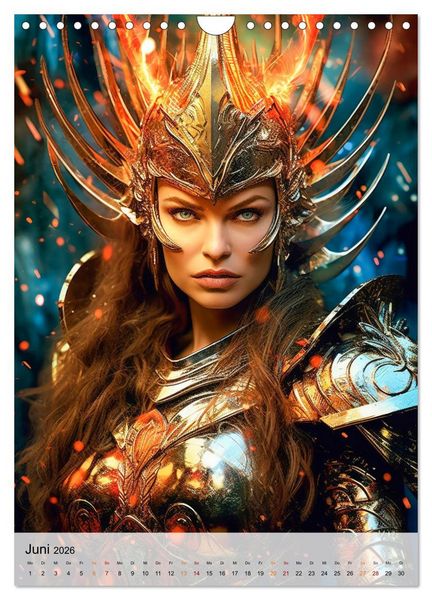 Produktbild: Fantasy Queens (Wandkalender 2026 DIN A4 hoch), CALVENDO Monatskalender