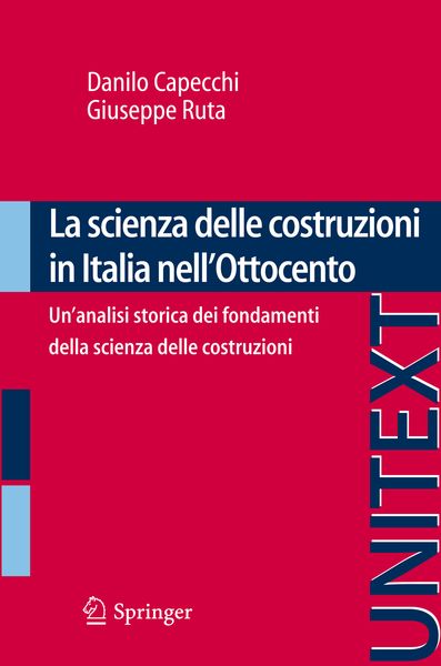 Produktbild: La scienza delle costruzioni in Italia nell'Ottocento