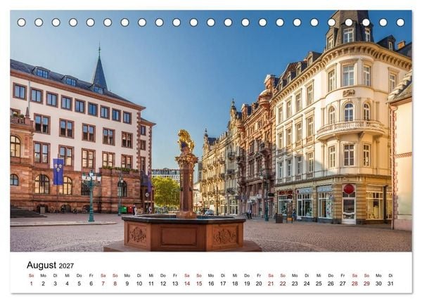 Produktbild: Wiesbadener Impressionen (Tischkalender 2027 DIN A5 quer), CALVENDO Monatskalender
