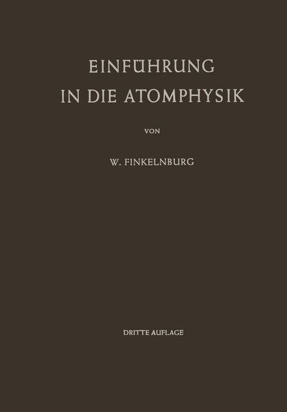 Produktbild: Einf&uuml;hrung in die Atomphysik