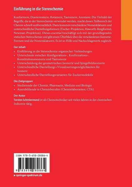 Produktbild: Einführung in die Stereochemie