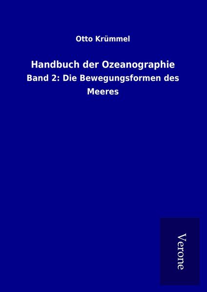 Produktbild: Handbuch der Ozeanographie