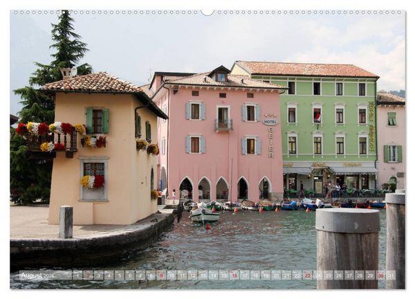 Produktbild: GARDASEE Von Arco ganz im Norden s&uuml;dw&auml;rts (hochwertiger Premium Wandkalender 2026 DIN A2 quer), Kunstdruck in Hochglanz
