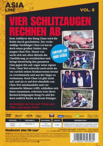 Produktbild: Vier Schlitzaugen rechnen ab - Asia Line [LE]