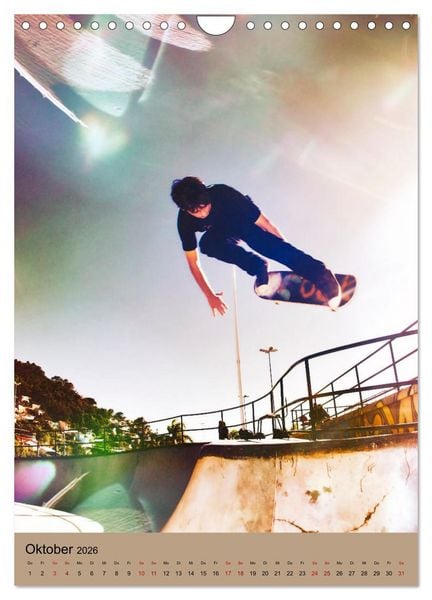 Produktbild: Skateboarding - einfach Spa&szlig; (Wandkalender 2026 DIN A4 hoch), CALVENDO Monatskalender