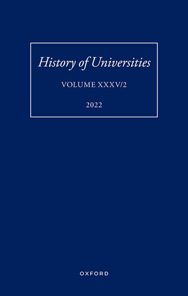 Produktbild: History of Universities: Volume XXXV / 2