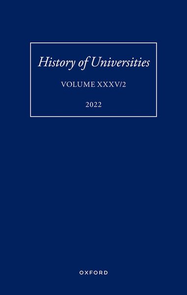 Produktbild: History of Universities: Volume XXXV / 2