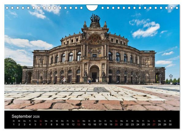 Produktbild: Dresden, das Florenz an der Elbe (Wandkalender 2026 DIN A4 quer), CALVENDO Monatskalender