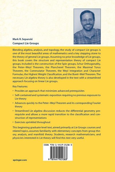 Produktbild: Compact Lie Groups