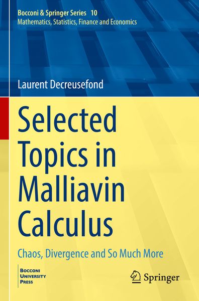 Produktbild: Selected Topics in Malliavin Calculus