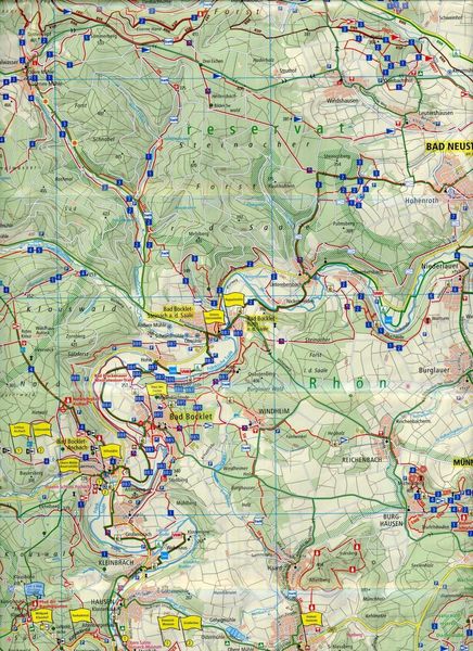 Produktbild: Publicpress Rad- und Wanderkarte Rh&ouml;ner Land 1:50.000