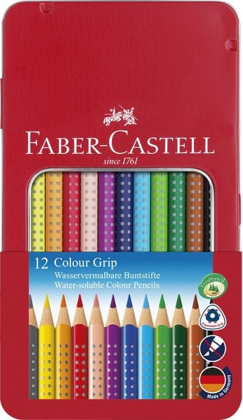 Faber-Castell Buntstifte Colour Grip, 12er Set