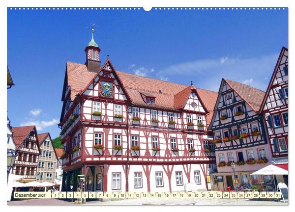 Produktbild: Unterwegs in Bad Urach (hochwertiger Premium Wandkalender 2027 DIN A2 quer), Kunstdruck in Hochglanz