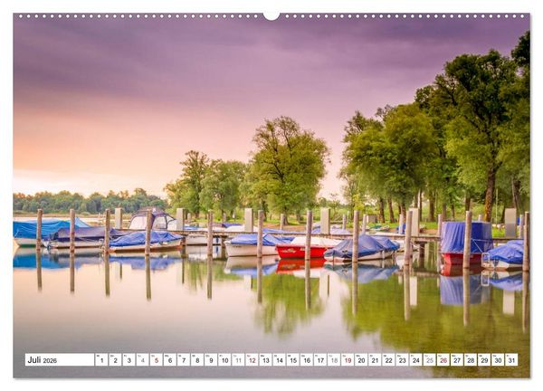 Produktbild: Chiemsee-Romantik (hochwertiger Premium Wandkalender 2026 DIN A2 quer), Kunstdruck in Hochglanz