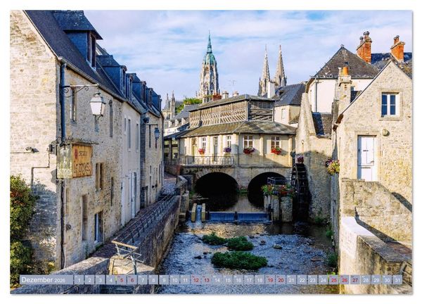 Produktbild: St&auml;dtejuwelen Nordfrankreichs. Architektur, Kunst und Flair vom Elsass zur Normandie (Wandkalender 2026 DIN A3 quer), CALVENDO Monatskalender