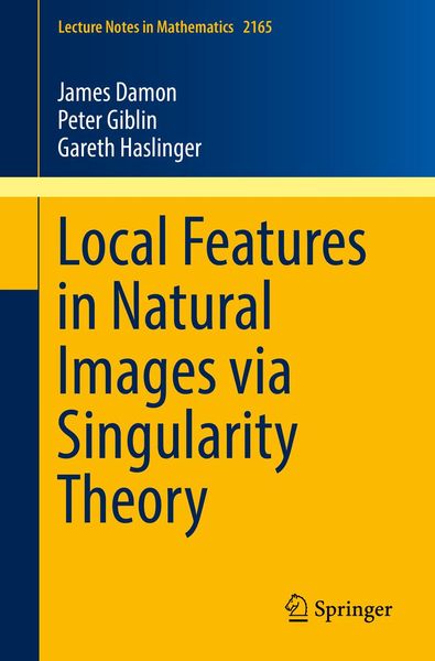 Produktbild: Local Features in Natural Images via Singularity Theory