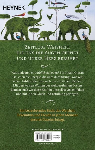Produktbild: Khalil Gibrans kleines Buch vom guten Leben