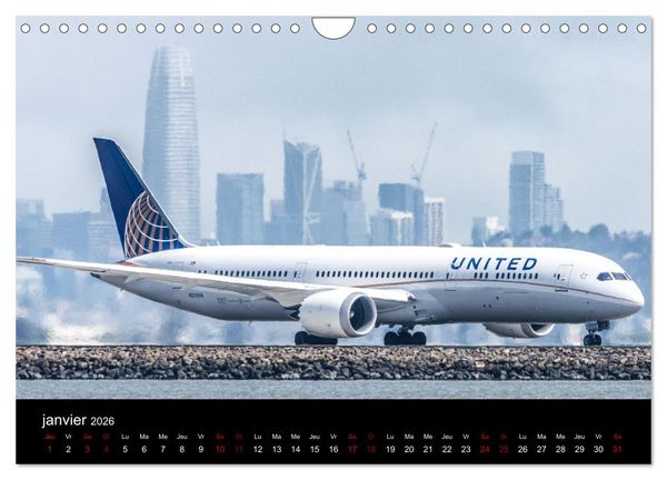 Produktbild: MOMENTS D&acute;AVIATION 2026 (Calendrier mural 2026 DIN A4 vertical), CALVENDO calendrier mensuel