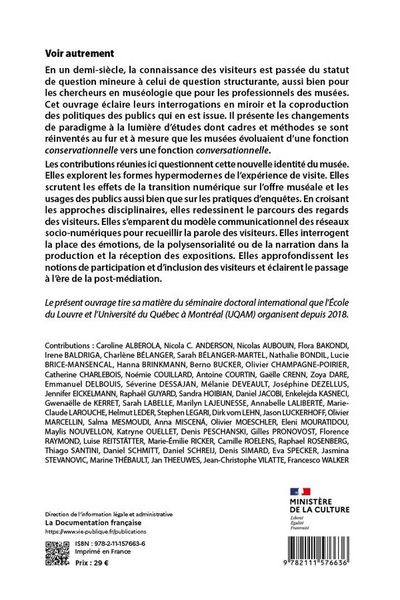Produktbild: Voir autrement : nouvelles &eacute;tudes sur les visiteurs des mus&eacute;es