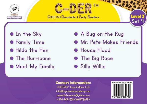 Produktbild: C-DER (Cheetah Decodable & Early Readers) Set 4, Book 37, Silly Willie