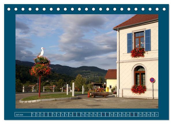 Produktbild: Faszinierendes Elsass (Tischkalender 2026 DIN A5 quer), CALVENDO Monatskalender